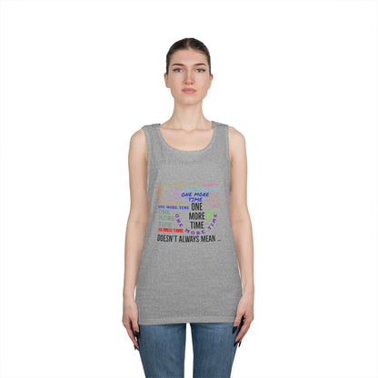 Pastel Word‑Art Tank — Marching Life (Unisex)