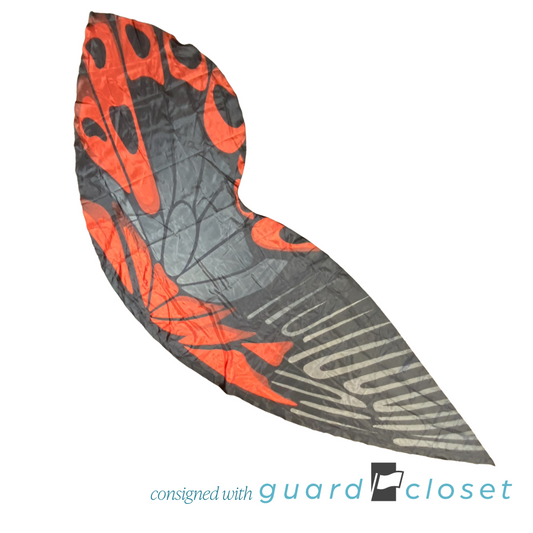 36 Red and Black Butterfly Wing Props
