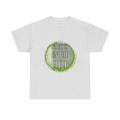 Marching Arts Team Tee — 'We Get It On The Field' Spirit Shirt