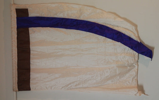 5 Beige Purple Brown Flags
