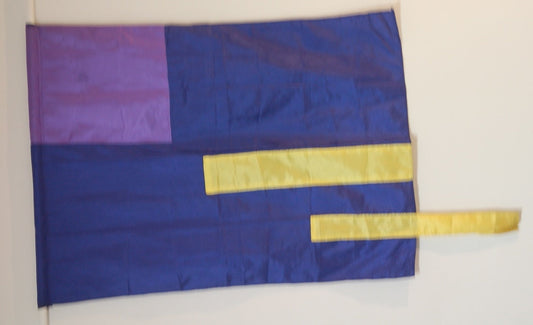 6 Purple Yellow Flags