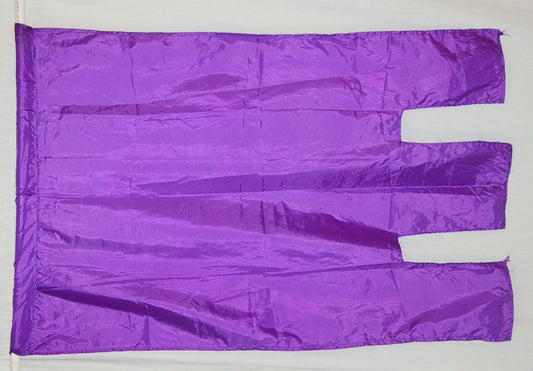 5 Solid Purple Flags