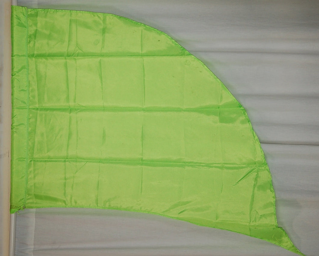 7 Solid Light Green Flags