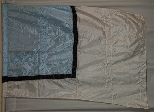 9 Blue White Geometric Flags by McCormick's