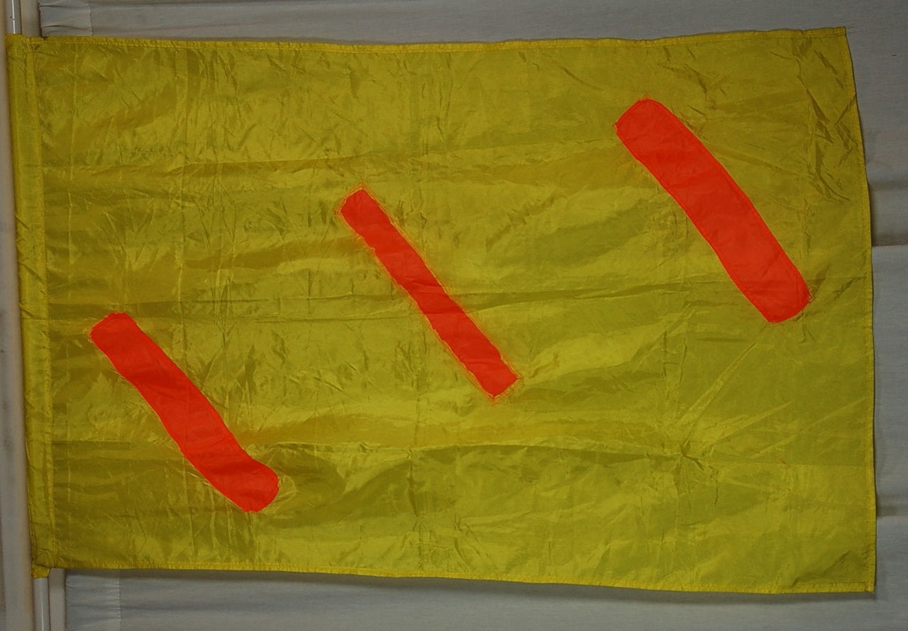 9 Yellow Orange Flags