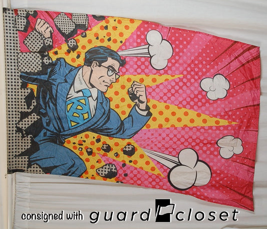 9 total Lois And Clark Superhero Comic Flags