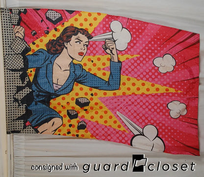 9 total Lois And Clark Superhero Comic Flags