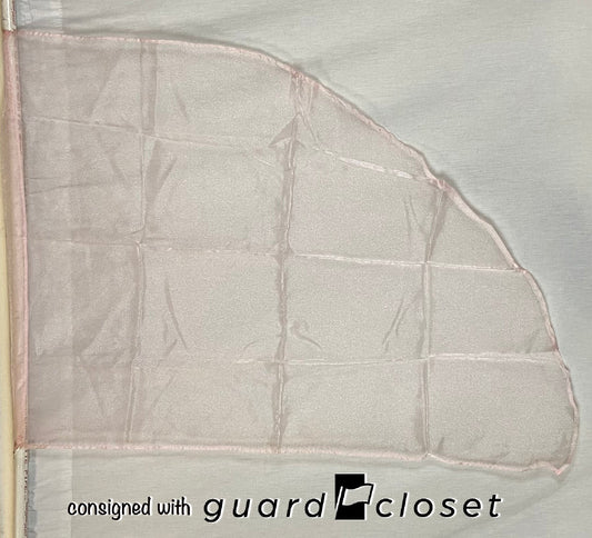 5 Solid Light Pink Flags