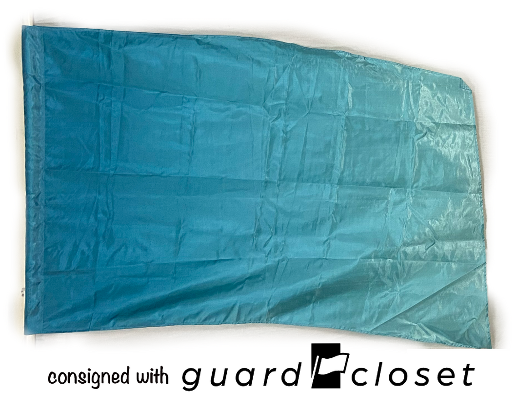 7 Teal Ombre Flags