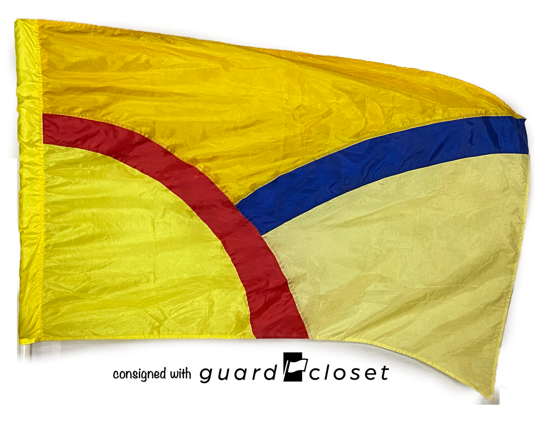 8 Yellow/orange/blue/red Flags