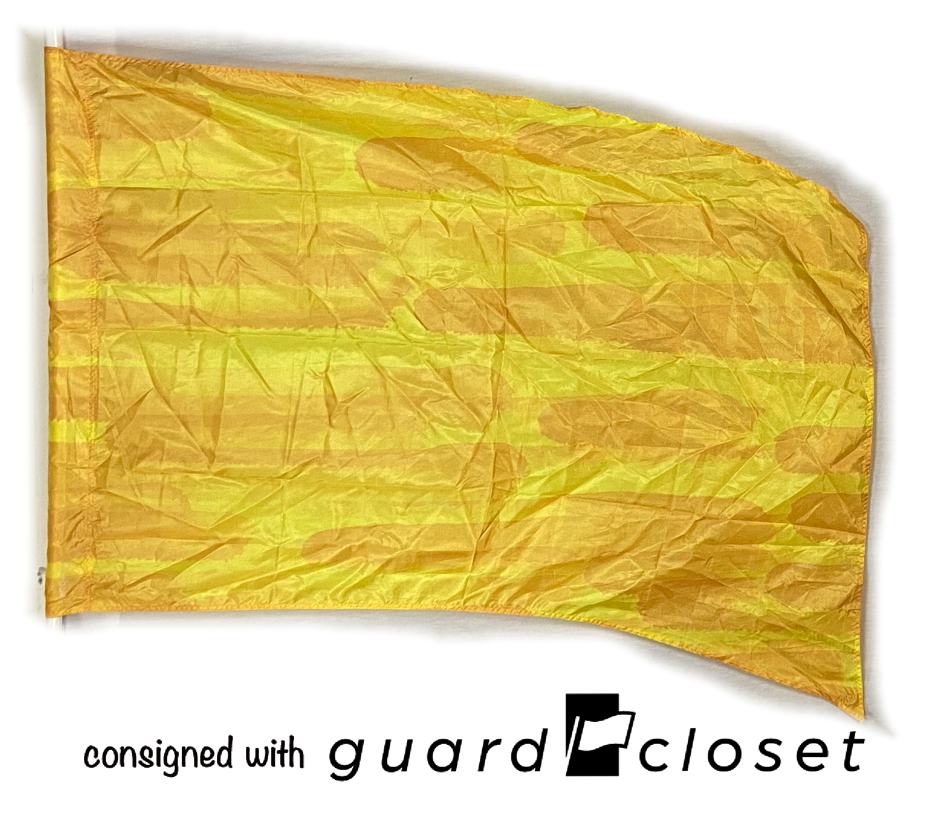 7 gold yellow abstract flags PROPvinyls.com