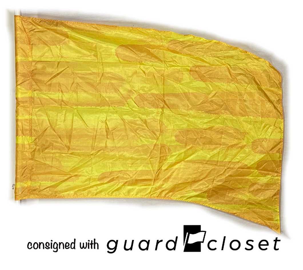 7 gold yellow abstract flags PROPvinyls.com