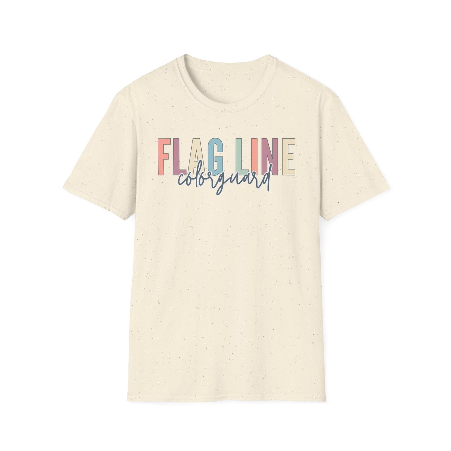 Starting Line Design Co - Flag Line Colorful Varsity Tee