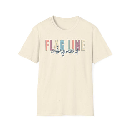 Starting Line Design Co - Flag Line Colorful Varsity Tee