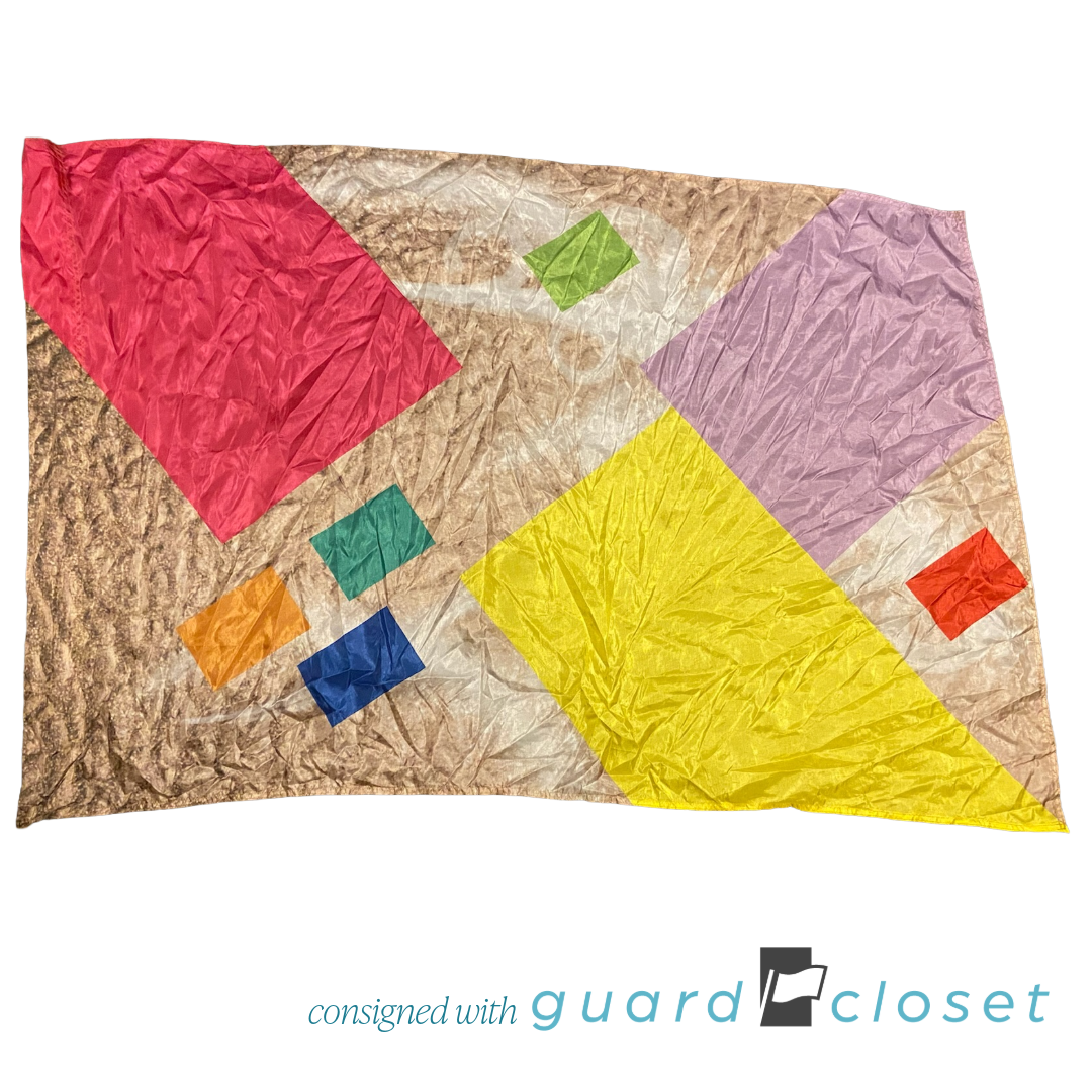 35 Multi Color Geometric Flags