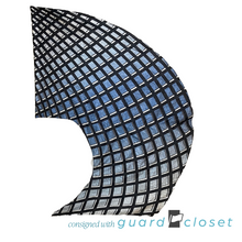 Load image into Gallery viewer, 16 gray blue black diamond cube pattern swing flags by StylePlus
