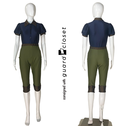 Green Purple Blue Orange Brown Varied Costumes - 4 total looks | Creative Costuming & Designs | Set of 21