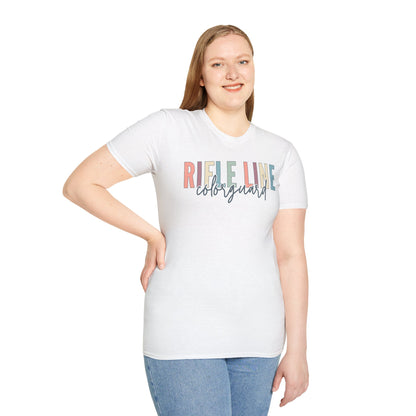 Starting Line Design Co - Rifle Line Colorful Varsity Tee