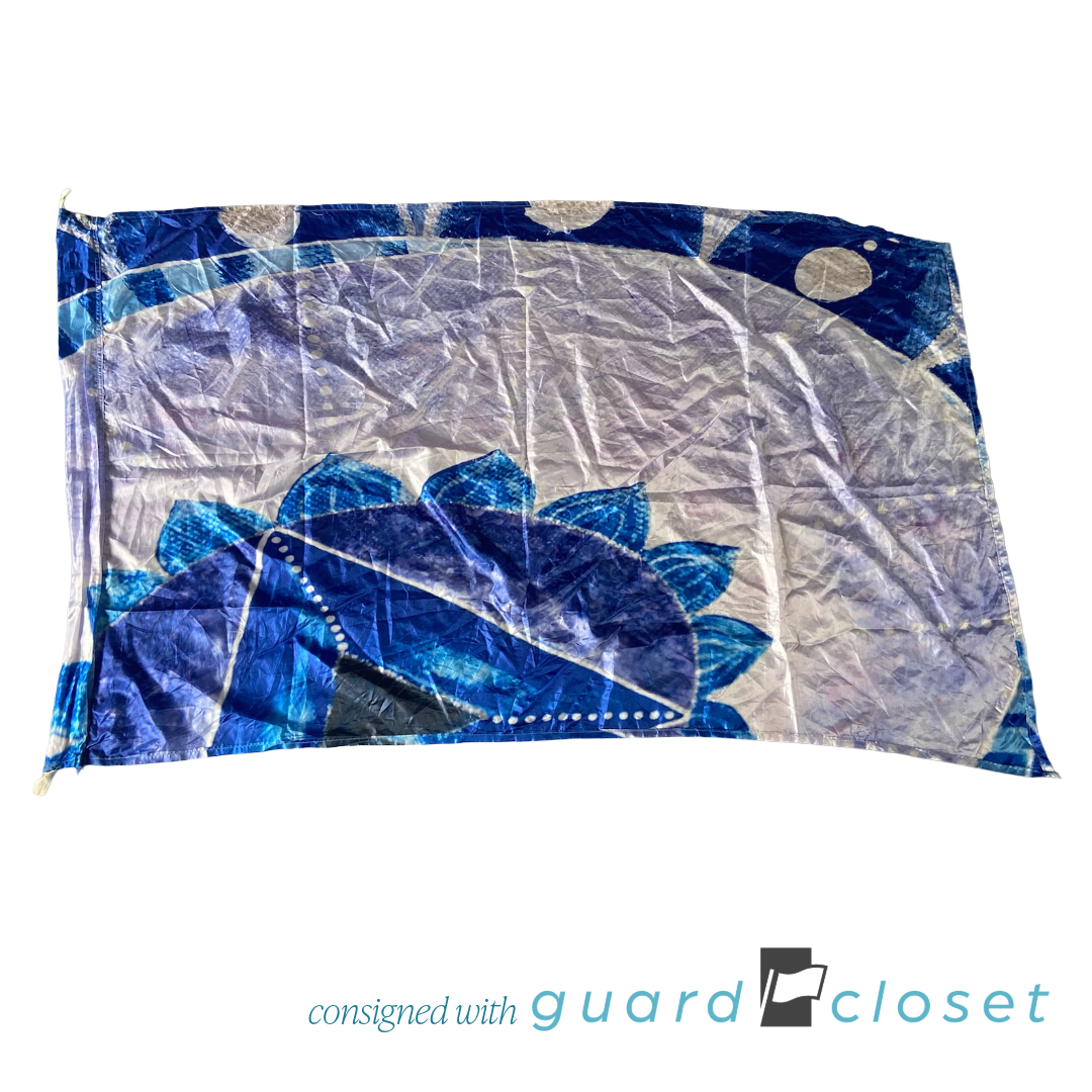 Shades of Blue and Purple Flags | guardcloset | Set of 6