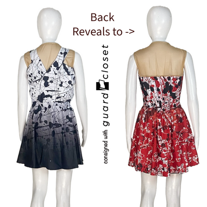 11 Multi Color Black White Artist Paint Splatter Convertible Reveal Dresses and Pants and Top by StylePlus