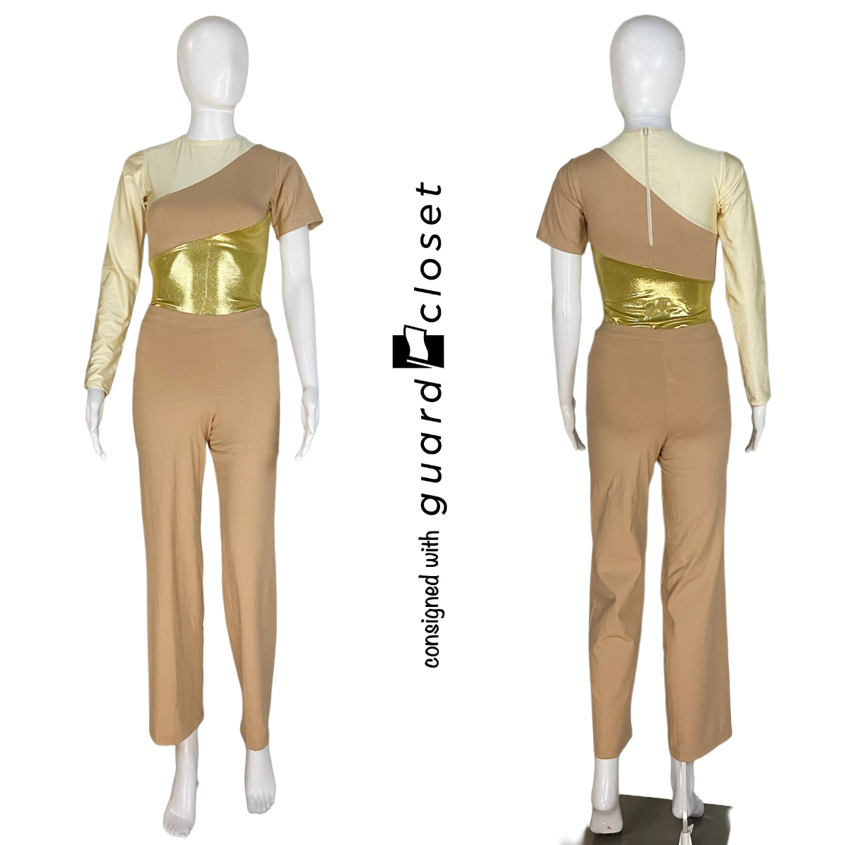 22 Ivory Tan Gold Unitards, Rompers, Pants and Hoods by Baltogs