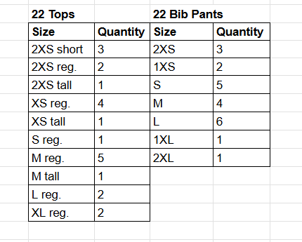 22 Gold Multi Color Mesh Pattern Tops and Solid Black Bib Pants by Digital Performance Gear