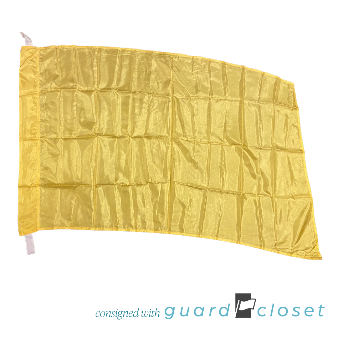 11 Solid Gold Yellow Flags by Band Shoppe