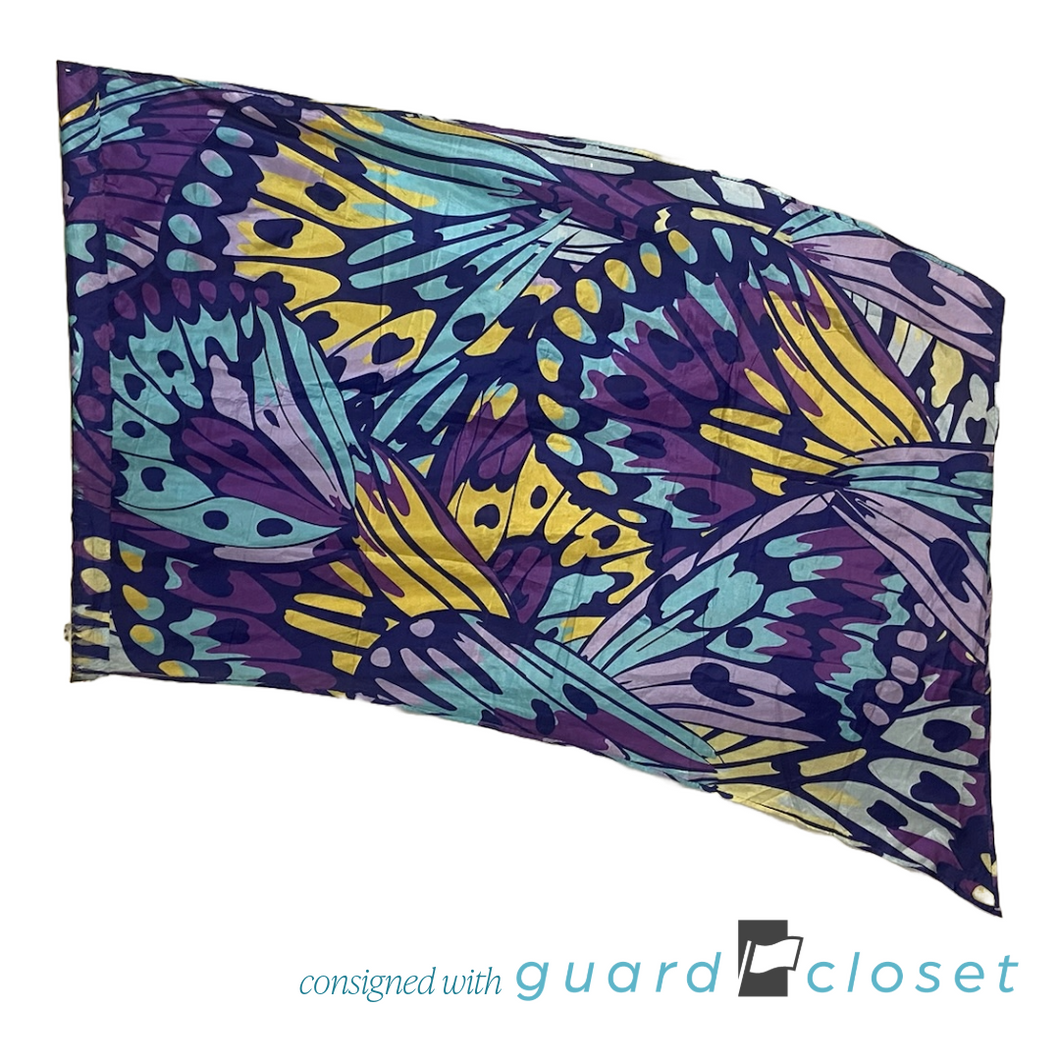 19 Purple Multicolor Butterfly Wing Flags