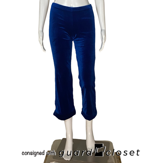 Solid Royal Blue Crop Pants  | A Wish Come True | Set of 33