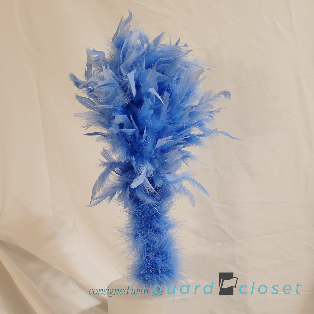 259 Light Blue French Upright Plumes