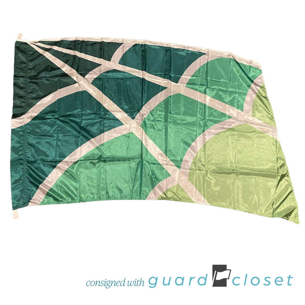10 Shades of Green Spider Web Flags by McCormicks