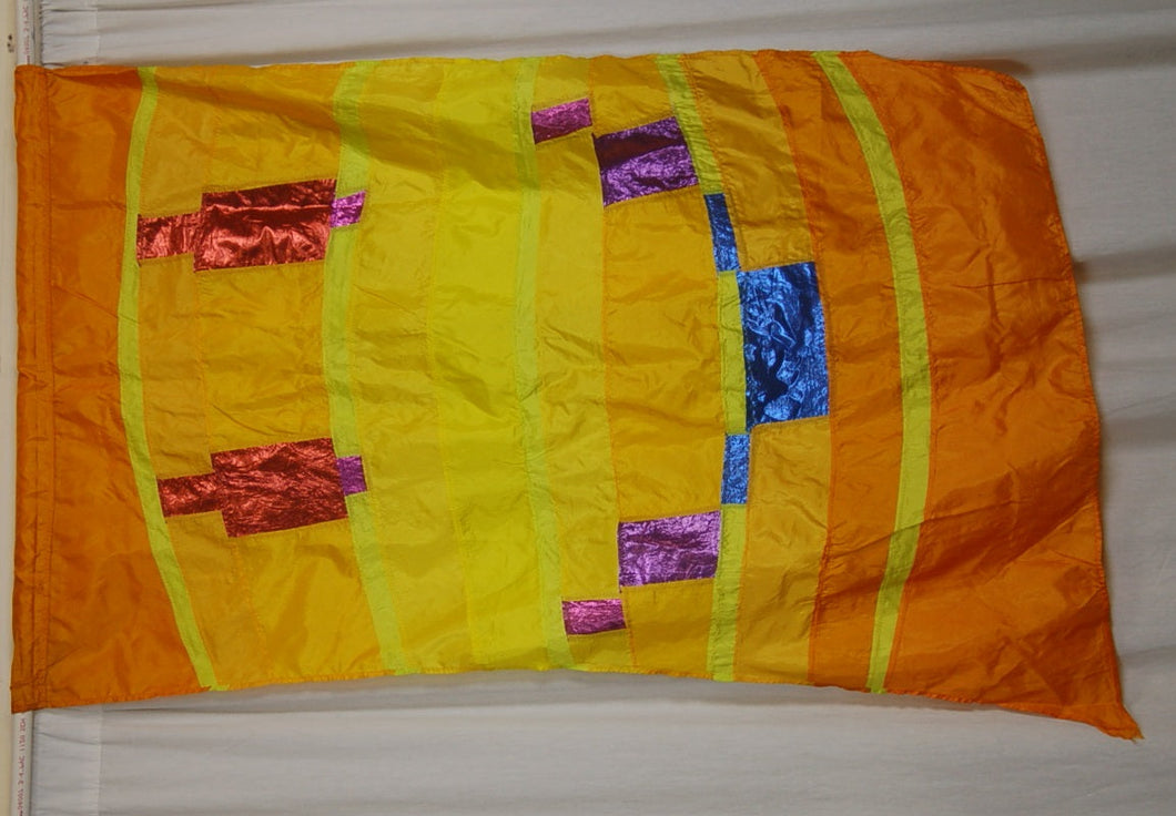 30 orange yellow smile flags