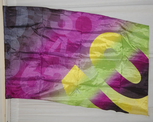 33 black green purple number 10 Field & Floor FX flags