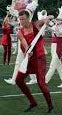 19 sleeveless colorblock red unitards by Dance Sophisticates