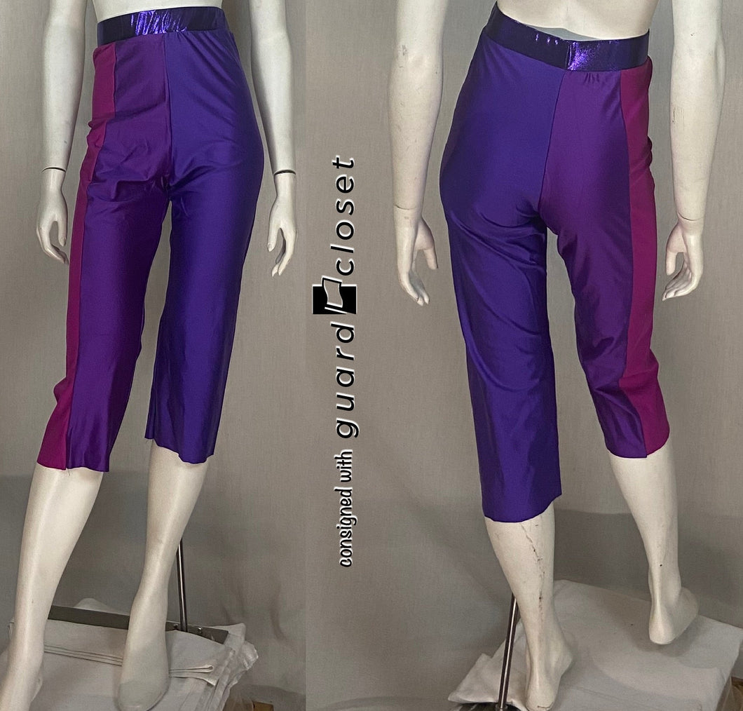 8 purple capri Creative Costuming & Designs pants