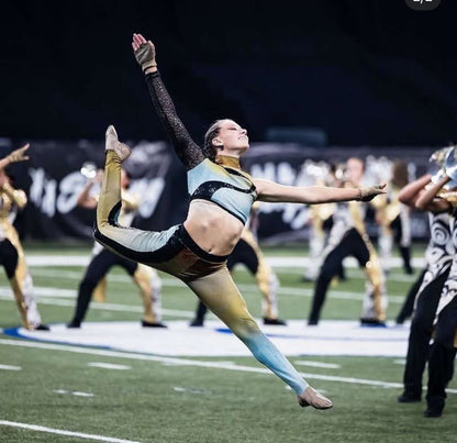 32 Blue Muted Gold Black Varied Costumes by Showday