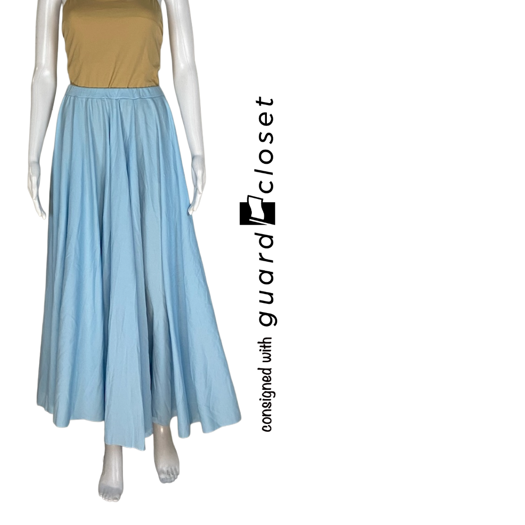 8 Light Blue Full Length Skirts