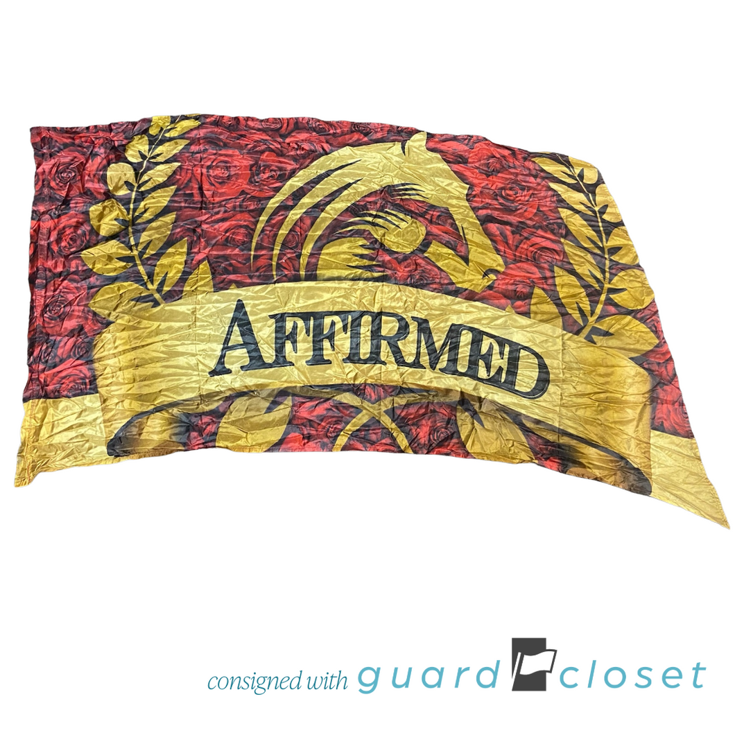 11 Red Gold Famous Race Horse Winners Flags by WGT
