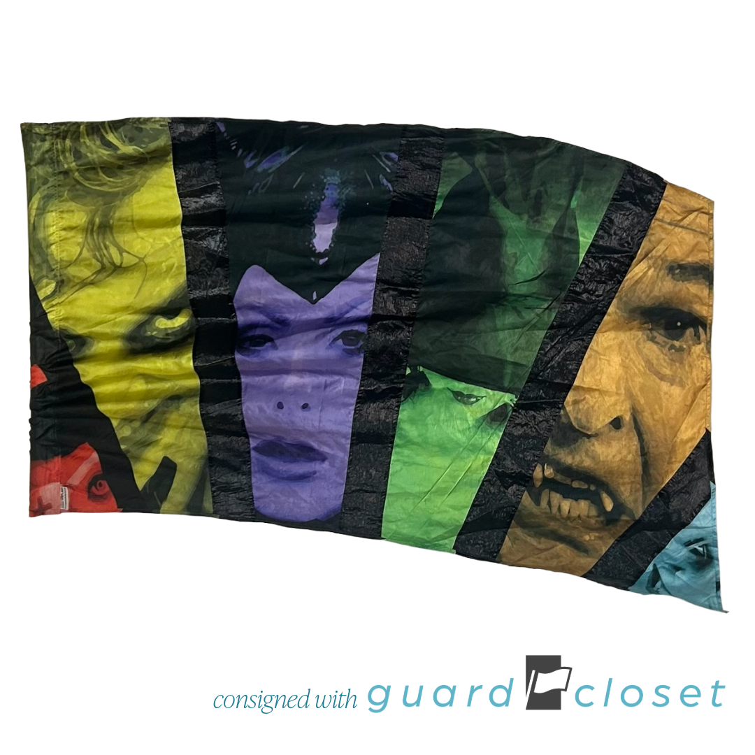 19 Multi Color Evil Faces Flags by Algy