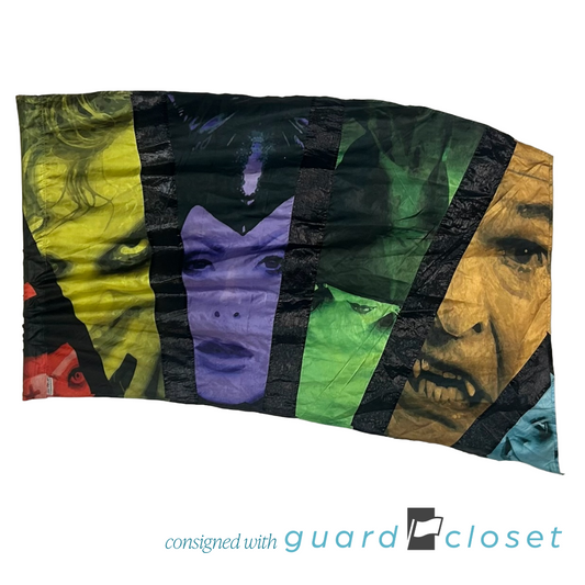 19 Multi Color Evil Faces Flags by Algy
