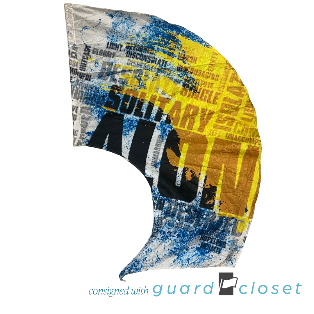 Multi Color Solitary Isolation Swing Flags | guardcloset | Set of 12