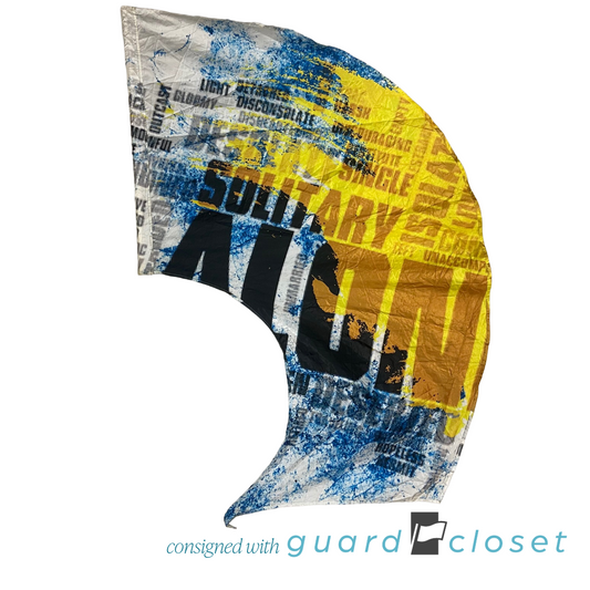 Multi Color Solitary Isolation Swing Flags | guardcloset | Set of 12