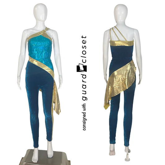 18 Teal Gold Unitards + 1 Top and Pants by Baltogs