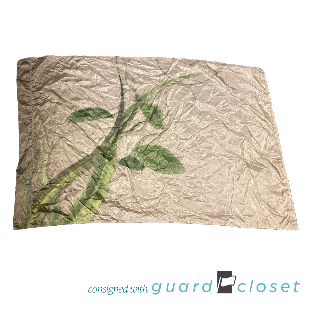6 Beige Green Vine Flags by Field & Floor FX