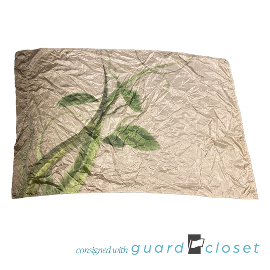 6 Beige Green Vine Flags by Field & Floor FX