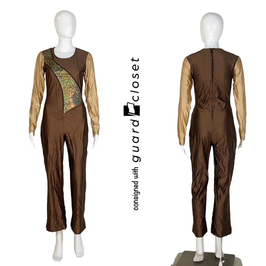 29 Brown Tan Gold Unitards by Band Shoppe