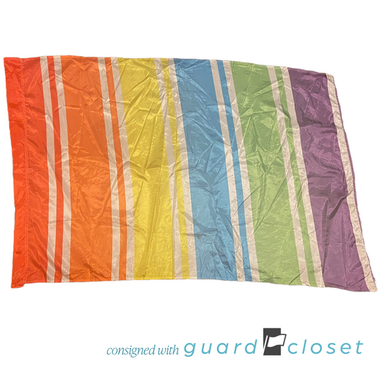 39 Rainbow Horizontal Stripe Flags by Field & Floor FX