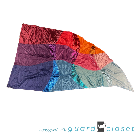 21 Multicolor Rainbow Style Plus Flags