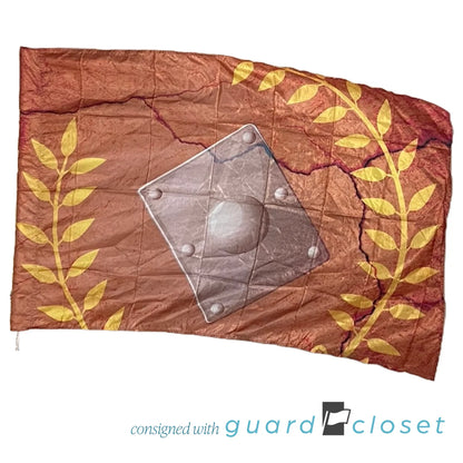 6 Warm Color Roman Flags