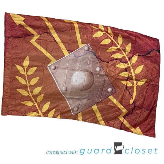 6 Warm Color Roman Flags